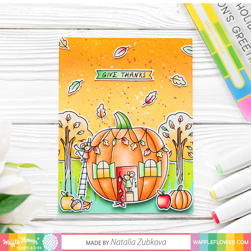 October Release Intro Day 2 - Pumpkin House & Caprice Paper Pads