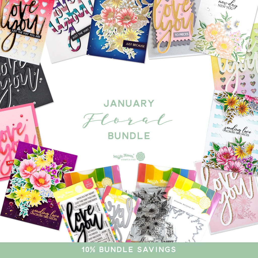 First Peek at the January 2020 Floral Bundle -- Available January 5th!