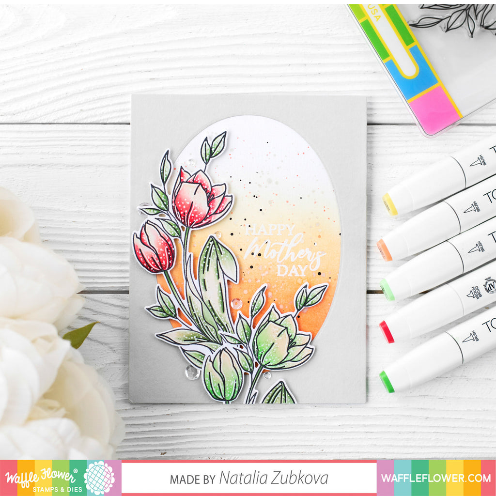 Ideas for Tulips Stamp Set by Natalia Zubkova