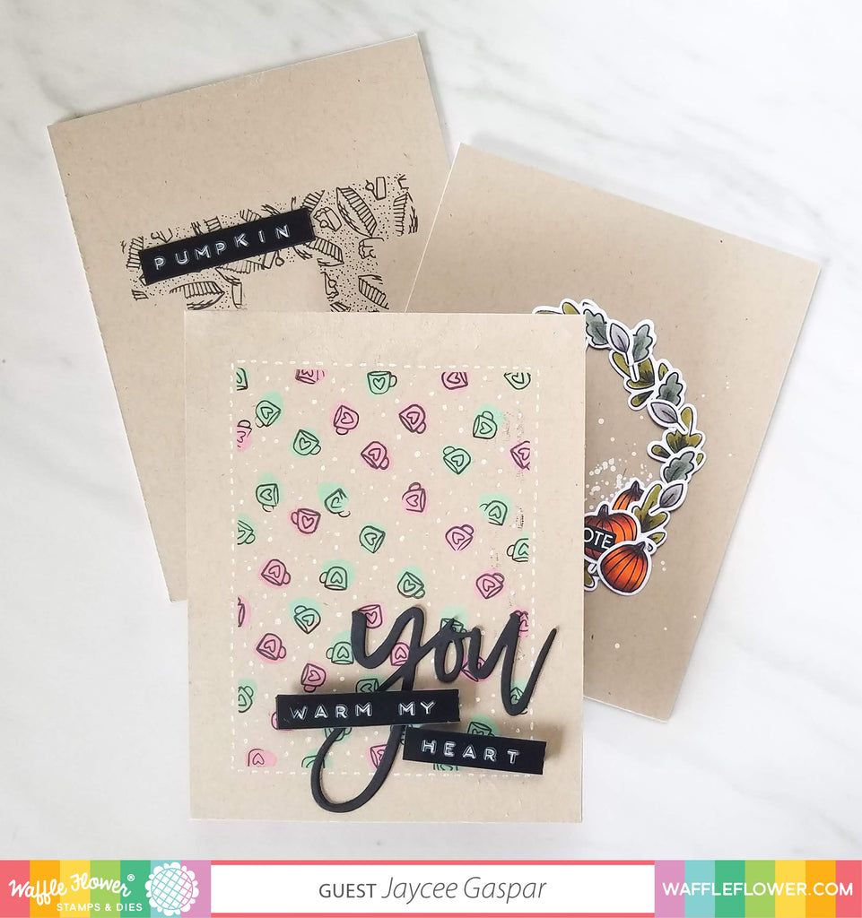 Creative Ideas with Small Stamps by Jaycee Gaspar feat. Happy Fall Stamp Set