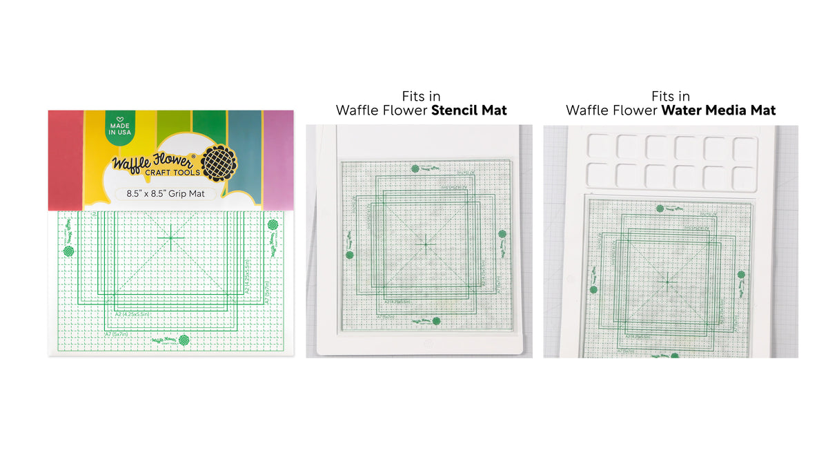 Waffle Flower 8.5x8.5 Grip Mat – Craftique