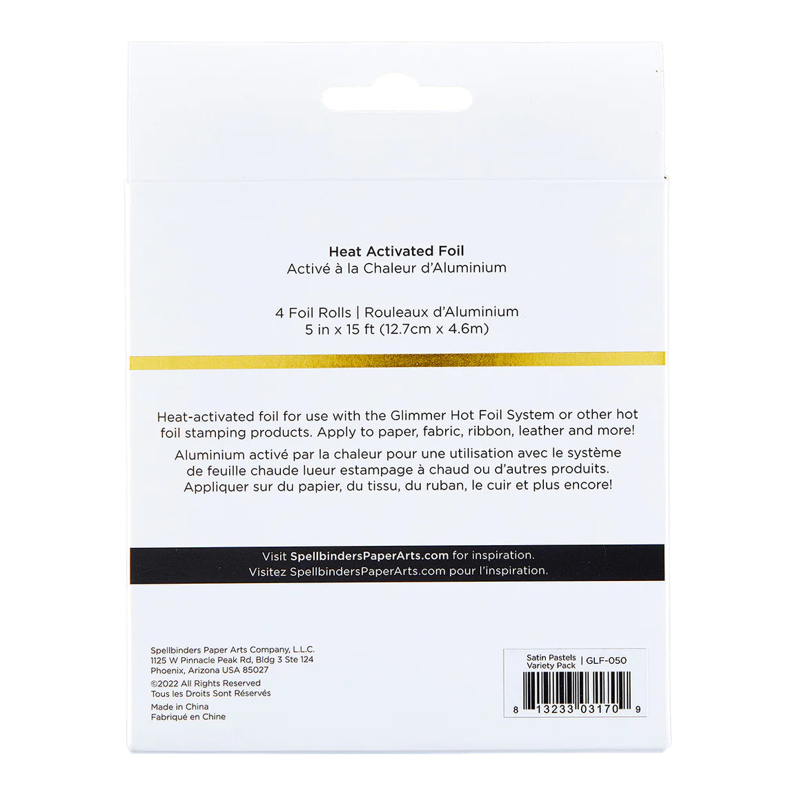 Glimmer Hot Foil System - Satin Pastels Variety Pack