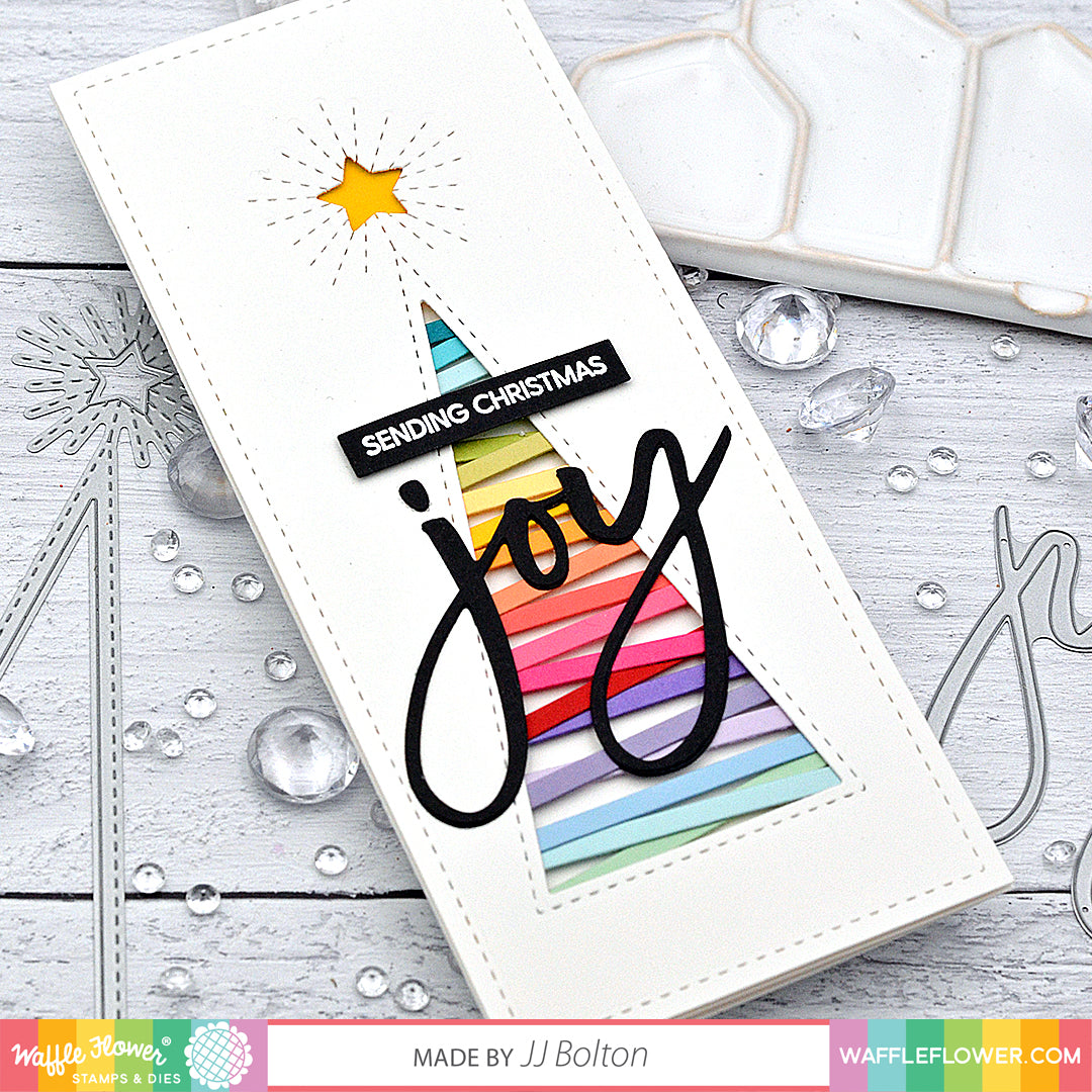 Slimline Christmas Tree Die