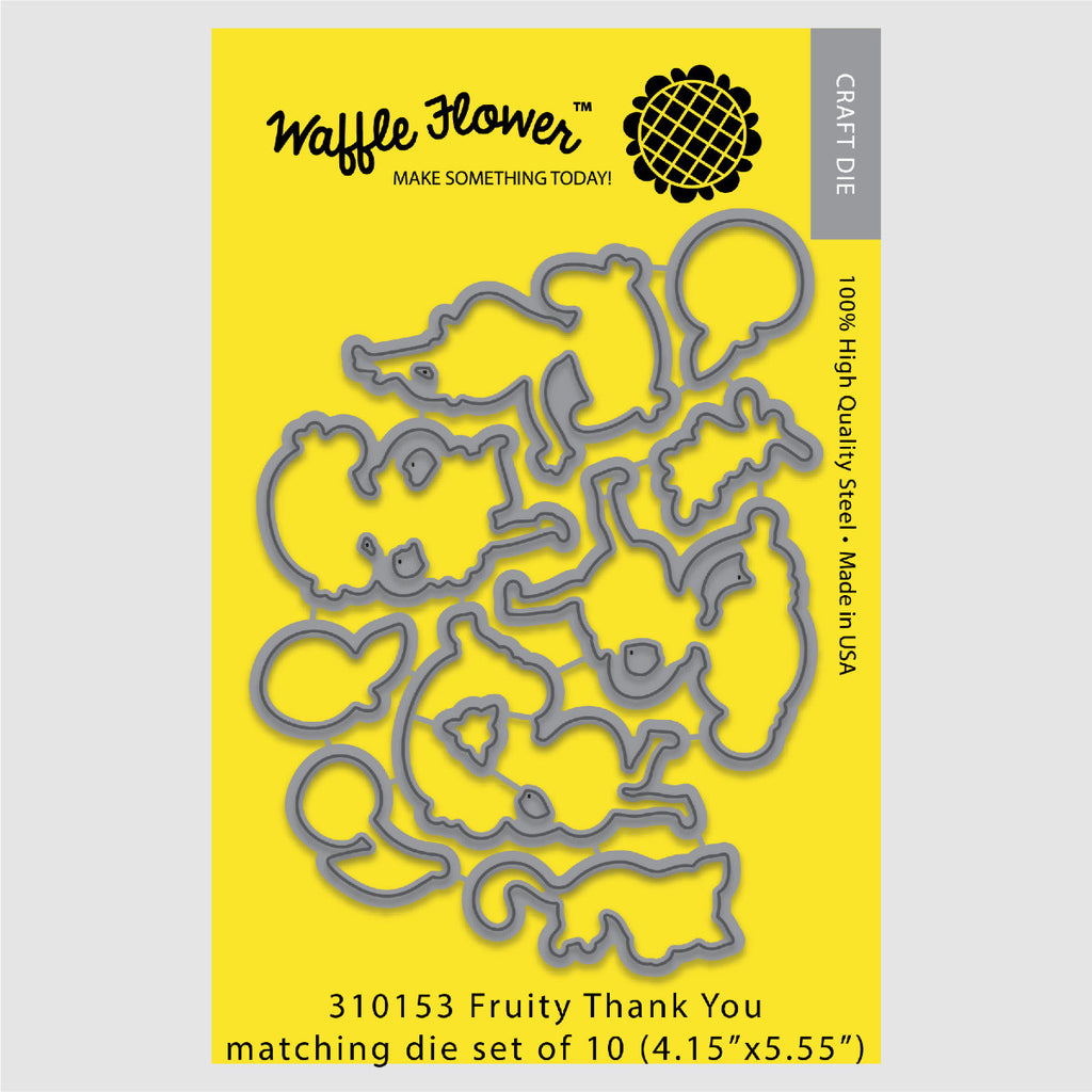 Fruity Thank You Matching Die