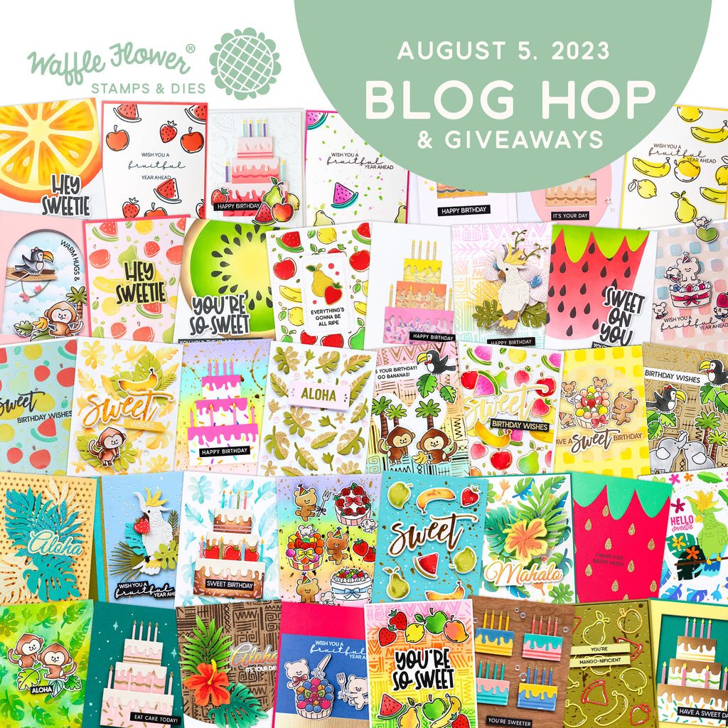 Waffle Flower 2023 August Release Blog Hop & Giveaway (WINNER)