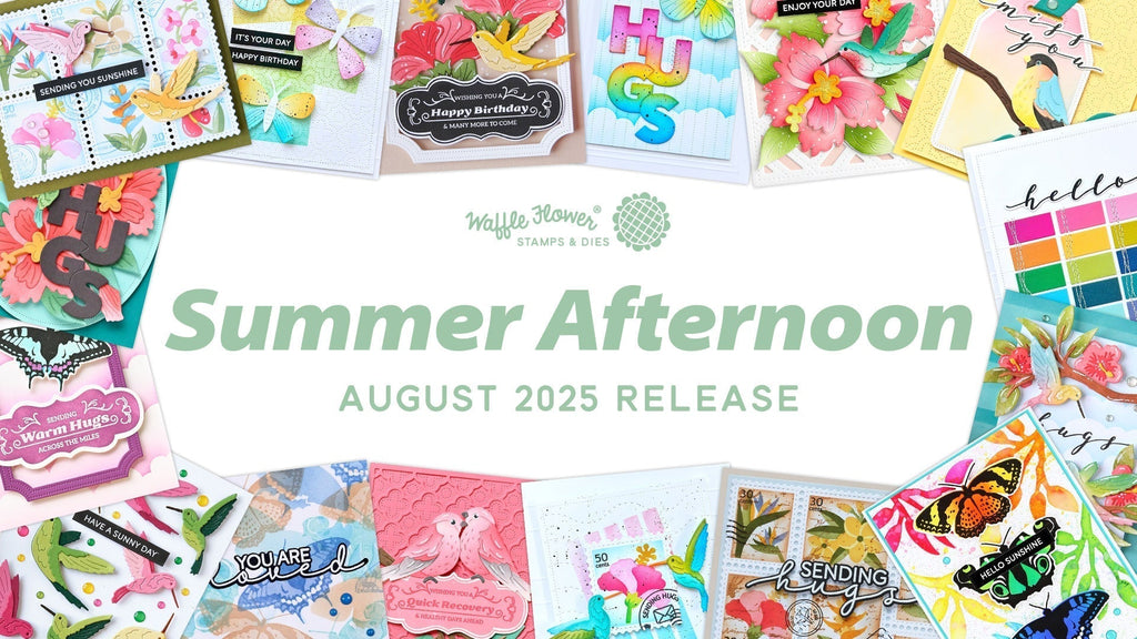 Summer Afternoon - Waffle Flower August 2025 Release Highlights