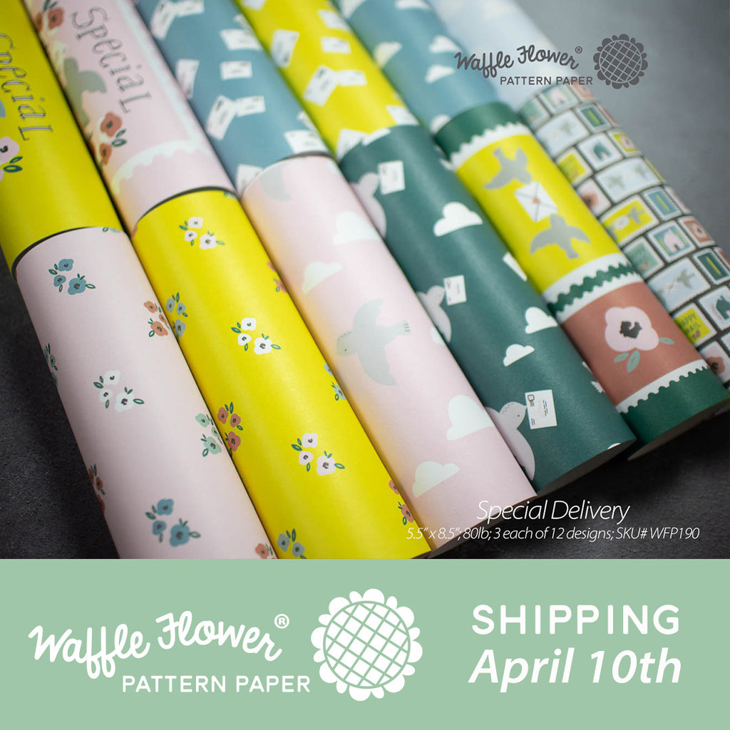 Waffle Flower Everyday Pattern Paper Release - Special Delivery