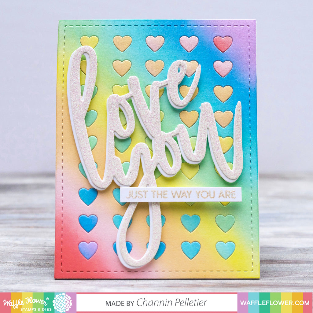 Oversized Love and Hearts Panel Inspiration with Channin