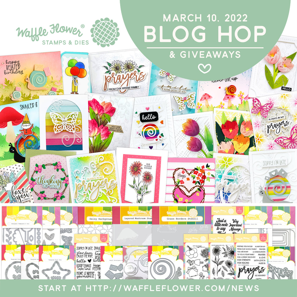 Waffle Flower March Release Blog Hop & Giveaways