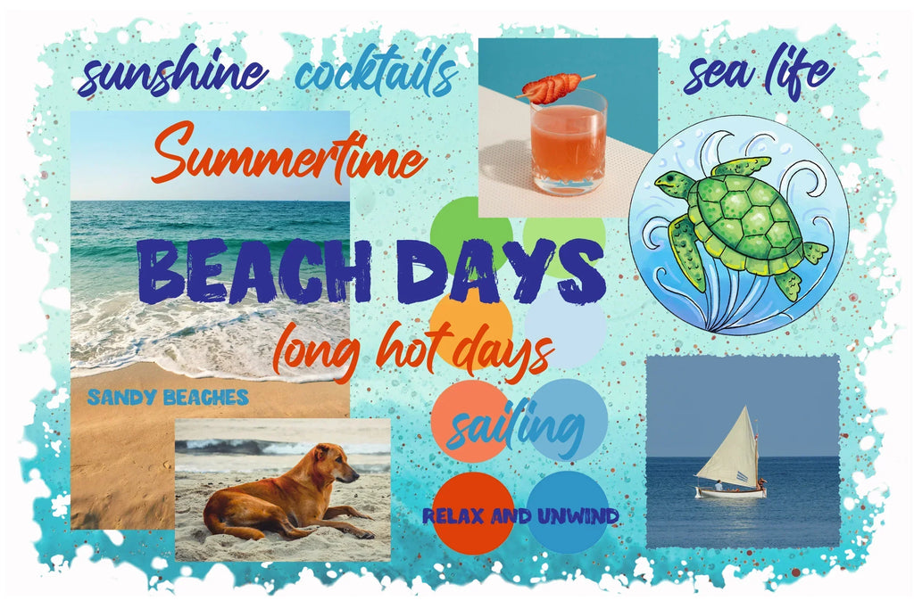 Susan Bates - Designing the “Beach Days” Patterns for StitchableCards