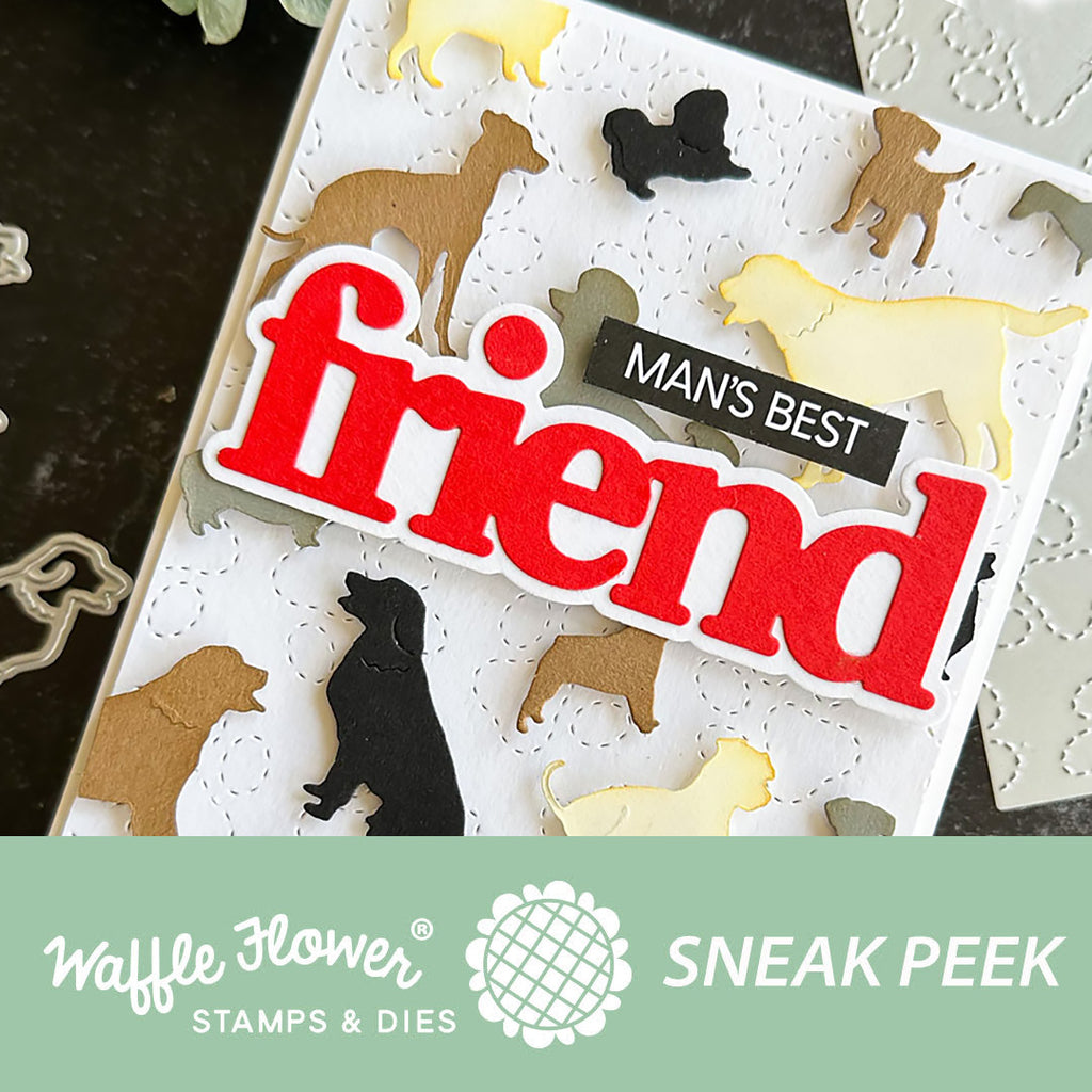 Intro to March Release - Day 1 Pawsome Stamps, Dies and Stencils