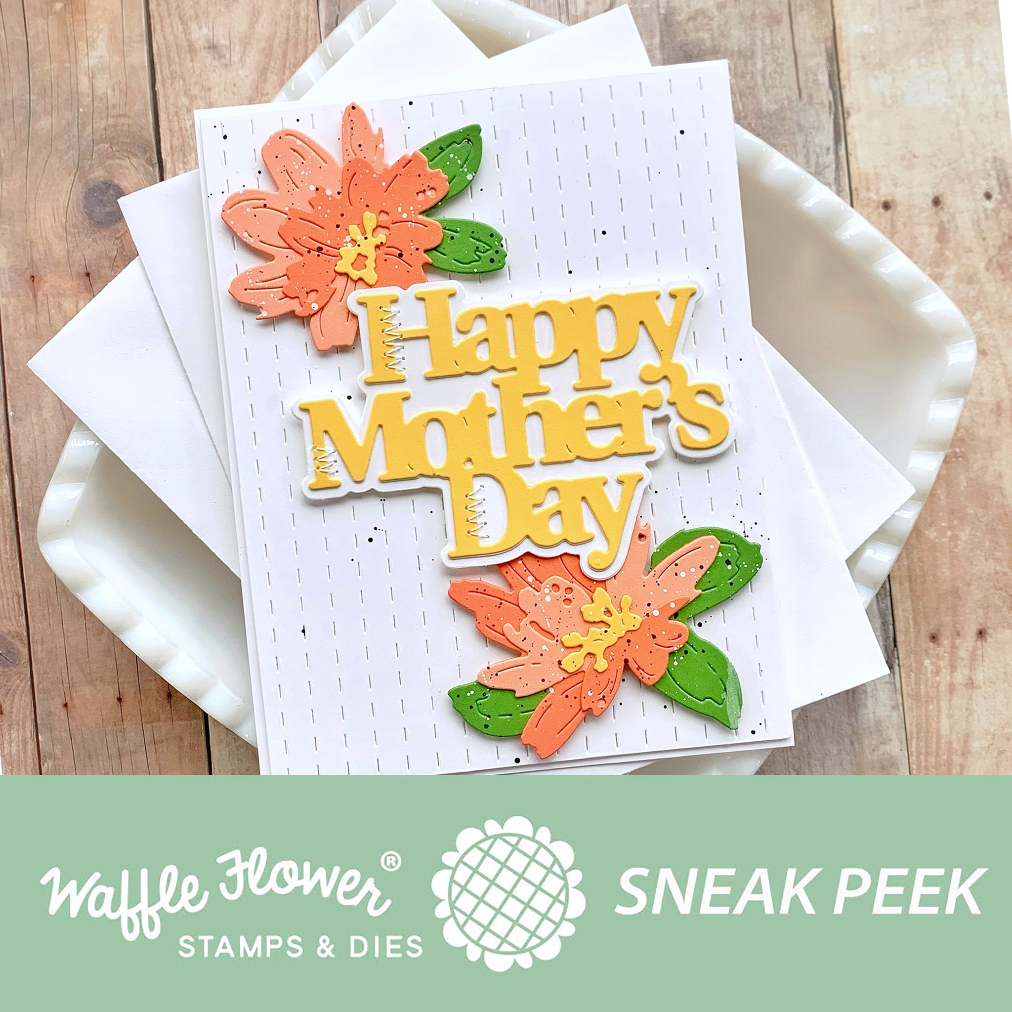 Intro to April Release - Day 1 - Painted Flowers – WaffleFlower.com