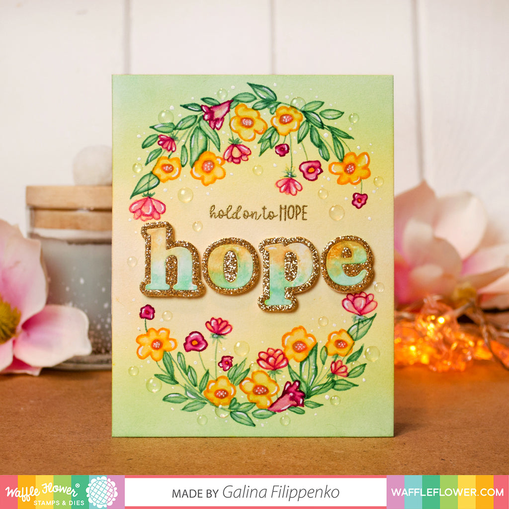 Intro to Hope Collection - Day 1 - Crocus, Hopeful Girl and Alpha Dies