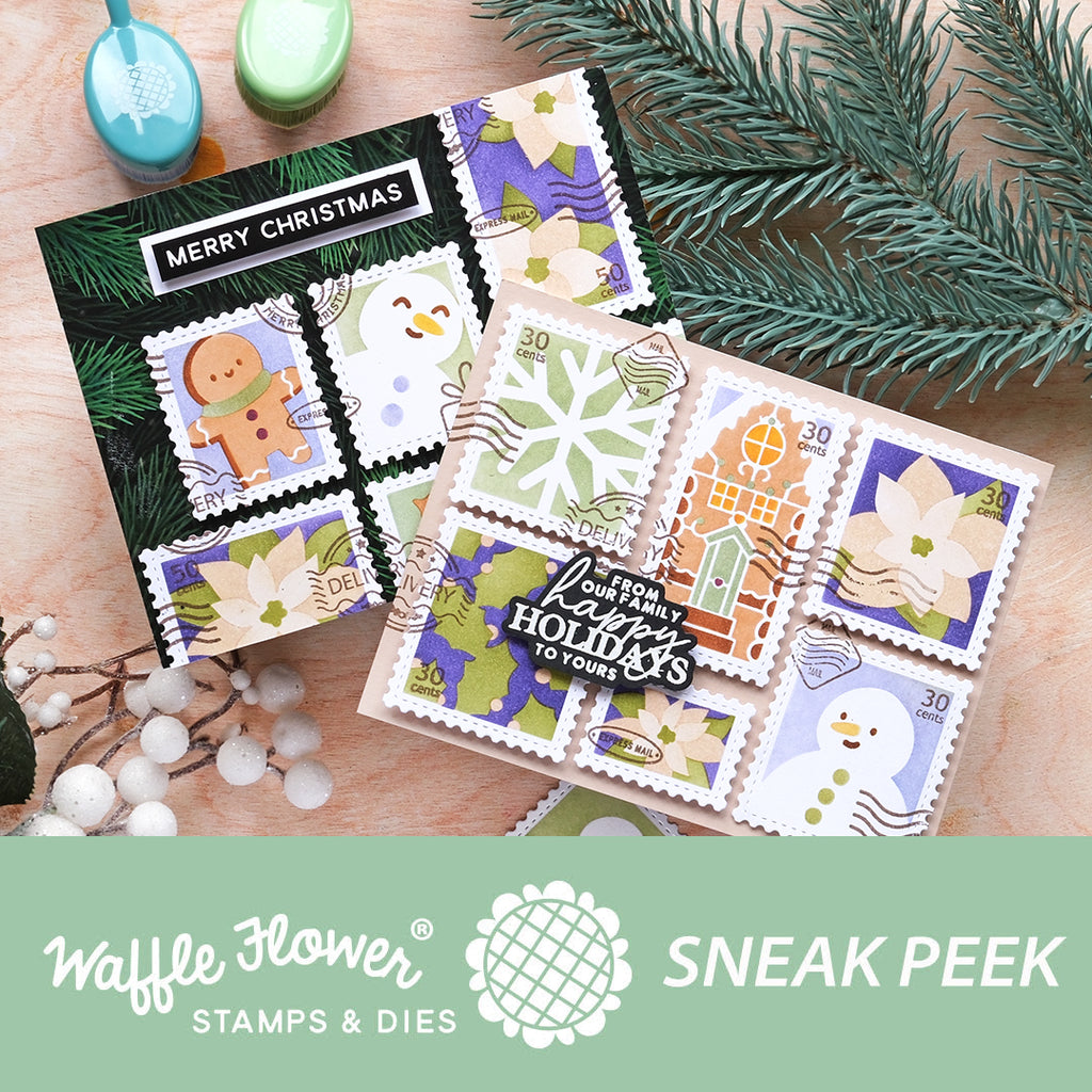 Intro to July Release - Day 1 - Postage Collage Christmas