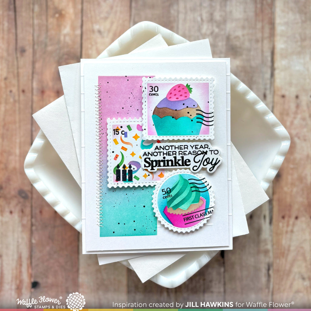 More Inspiration for Postage Collage Cupcake