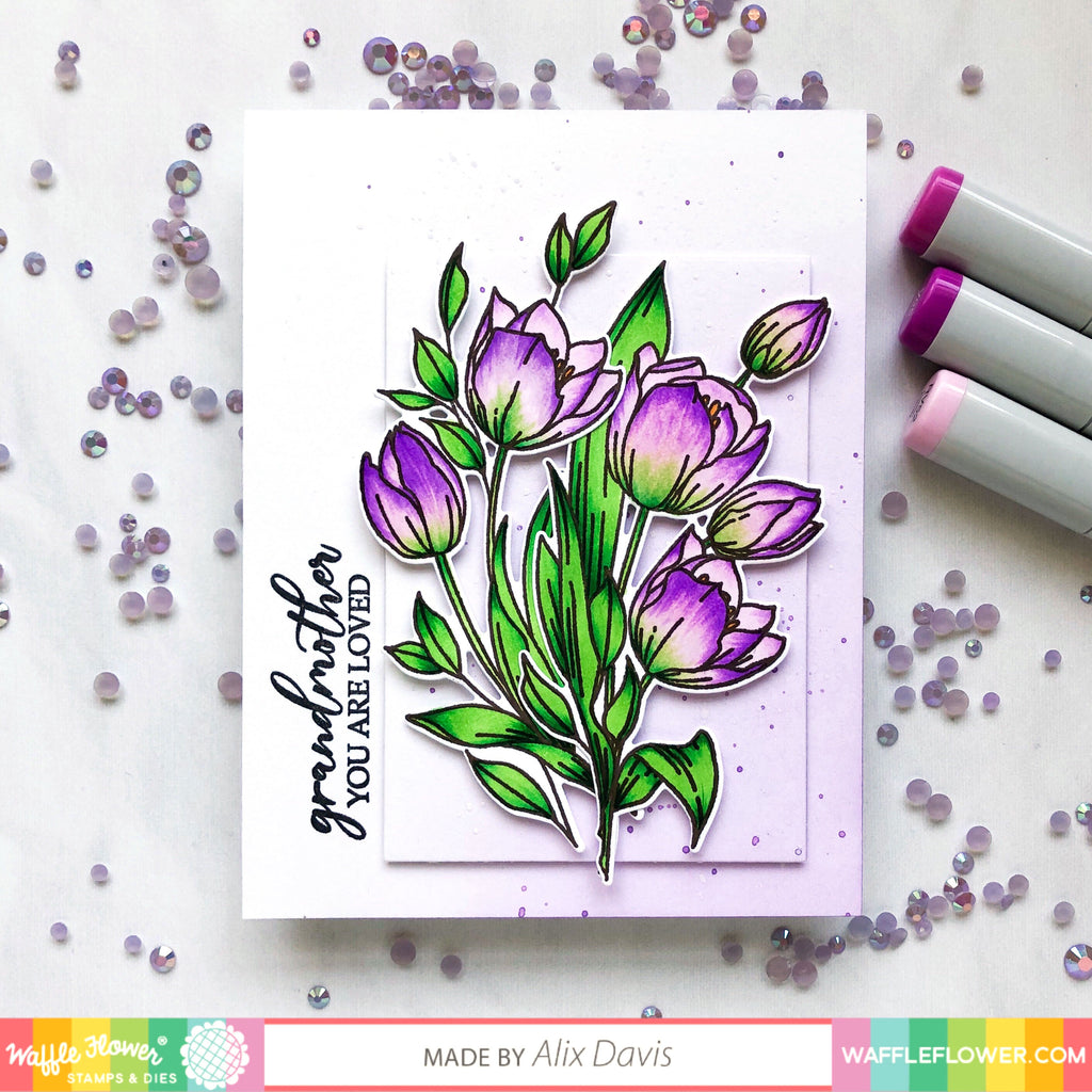 Ideas for Tulips Stamp Set by Alix Davis