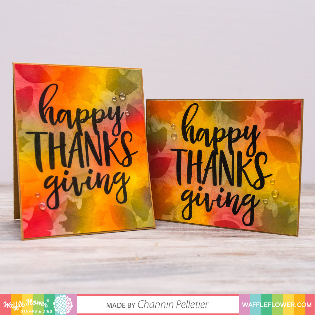 Start to Finish: Ink Trapping & Textured Lifting feat. Happy Thanksgiving Stamp Set