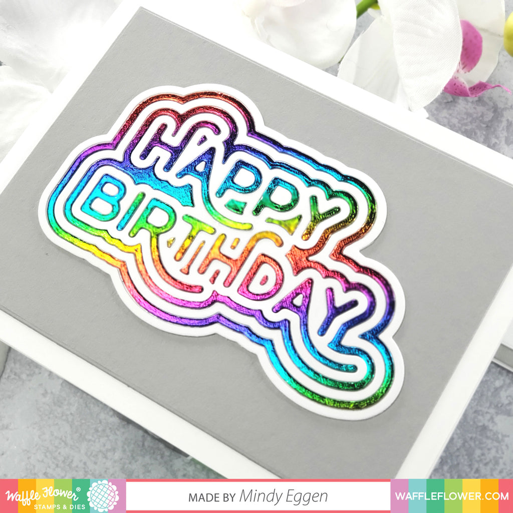 Creative Bundle Week - Rainbow Birthday Inspiration with Mindy