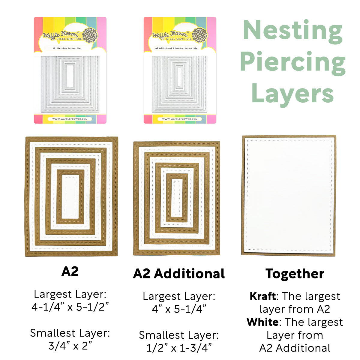 A2 Additional Piercing Layers Die – WaffleFlower.com