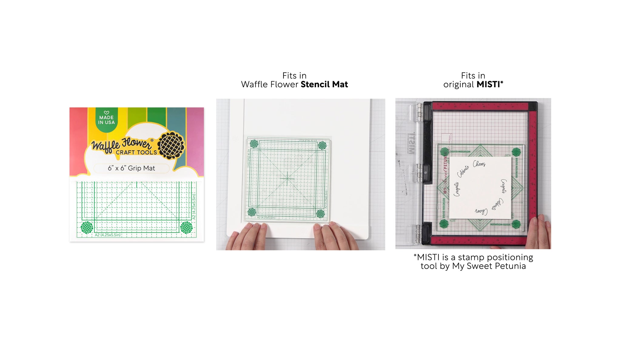 6x6 Grip Mat v2 – WaffleFlower.com