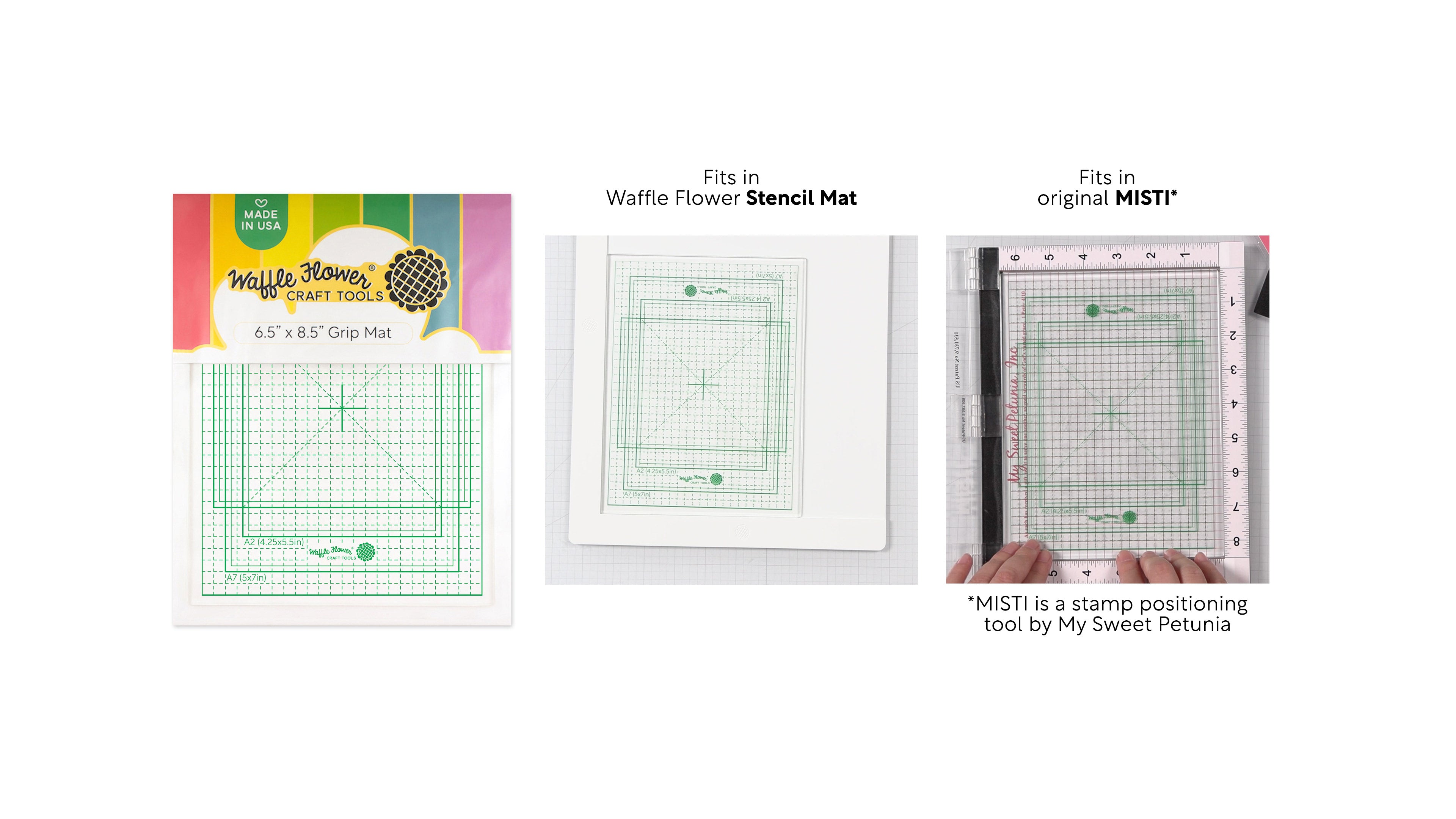 Waffle Flower - 8.5x8.5 Grip Mat – Fancy Paper Company