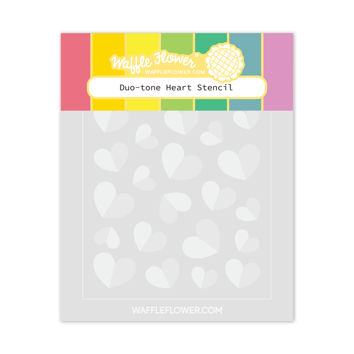 Duo Tone Heart Stencil Duo Tone Heart Stencil