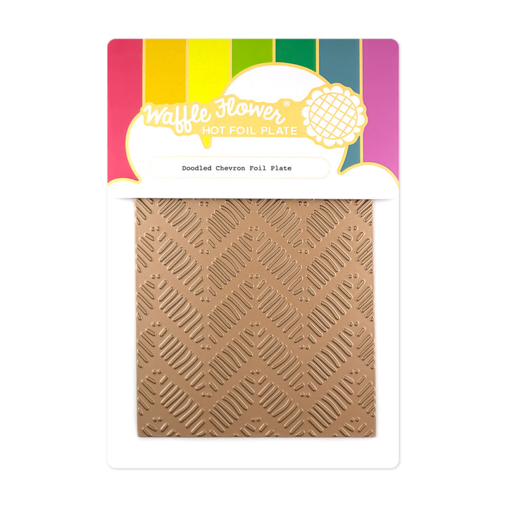 Doodled Chevron Foil Doodled Chevron Foil