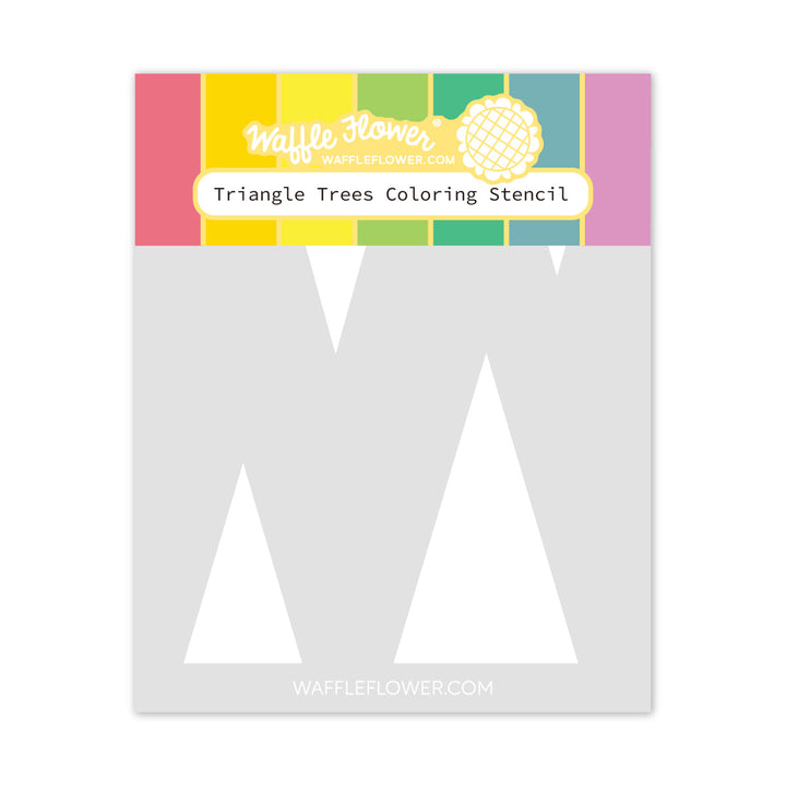 Triangle Trees Stencil Triangle Trees Stencil