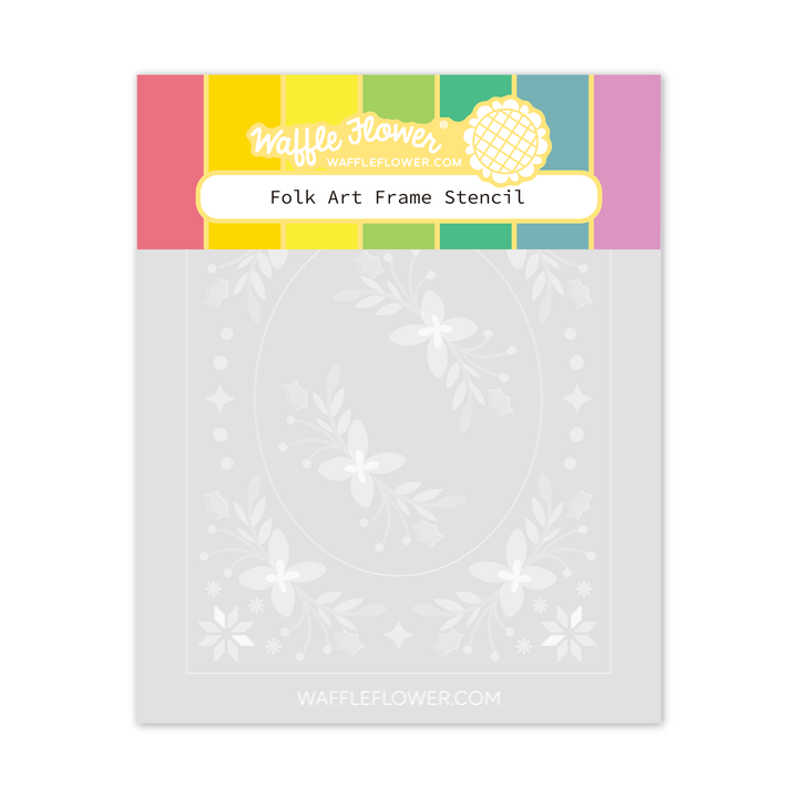 Folk Art Frame Stencil Folk Art Frame Stencil