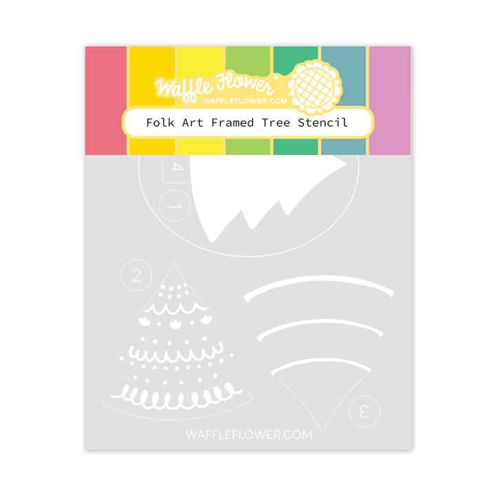 Folk Art Framed Tree Folk Art Framed Tree