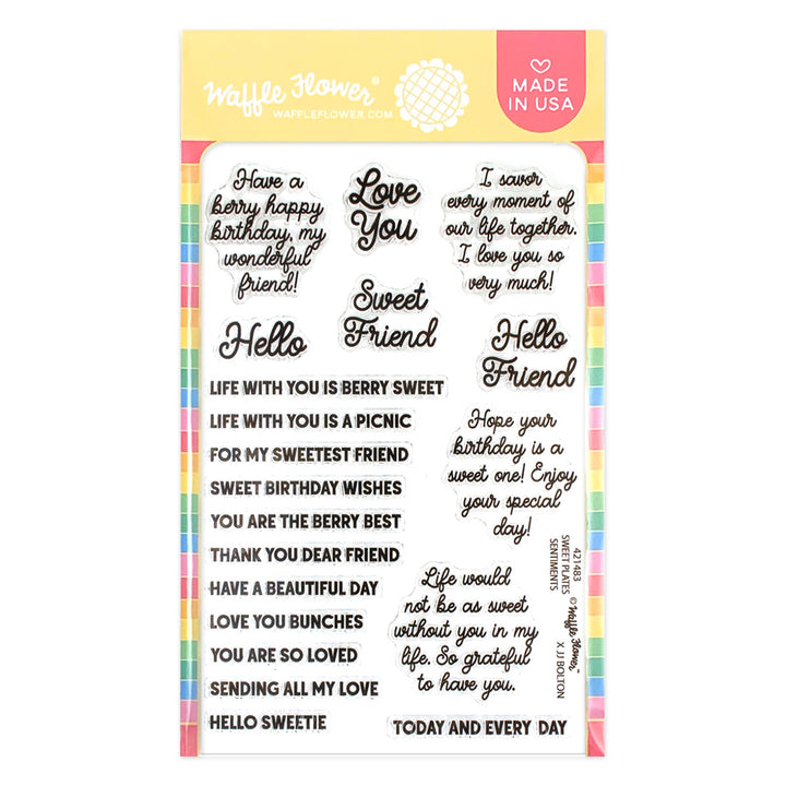 Sweet Plate Sentiments Sweet Plate Sentiments