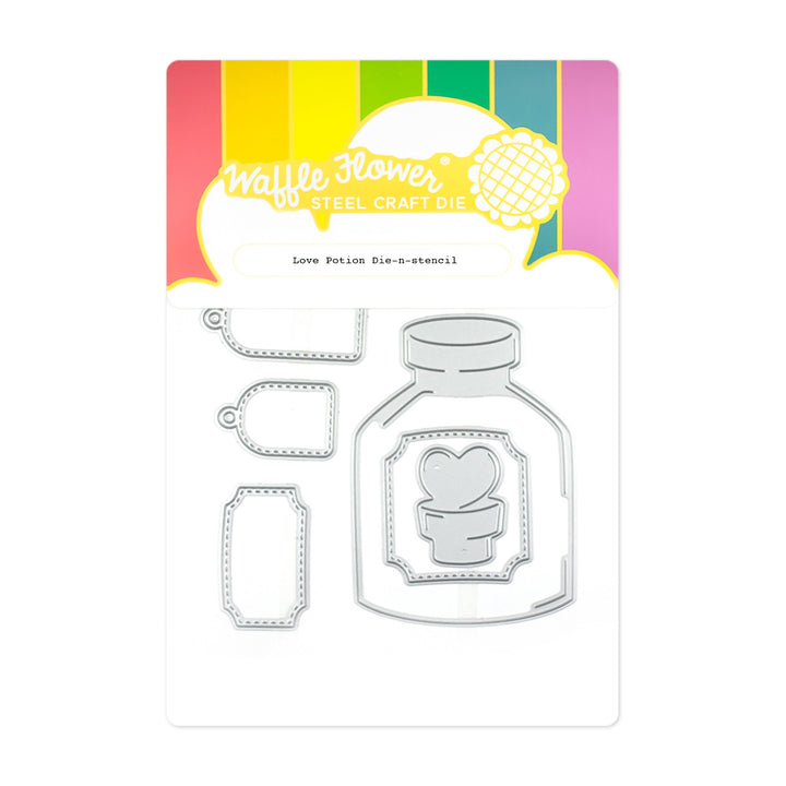 Love Potion Die & Stencil Love Potion Die & Stencil