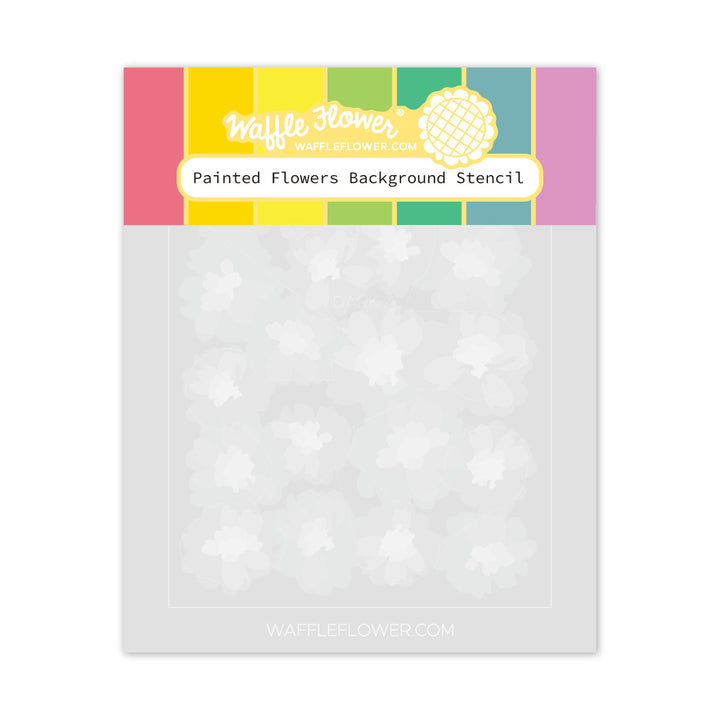 Painted Flowers Background Painted Flowers Background