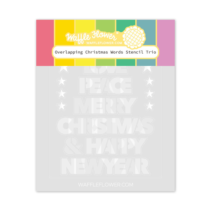 Overlapping Christmas Words Overlapping Christmas Words