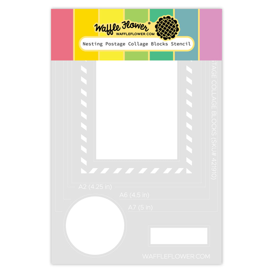 Nesting Postage Collage Blocks Nesting Postage Collage Blocks