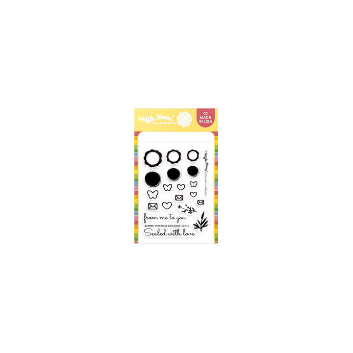 Postage Collage Mini Seals Postage Collage Mini Seals