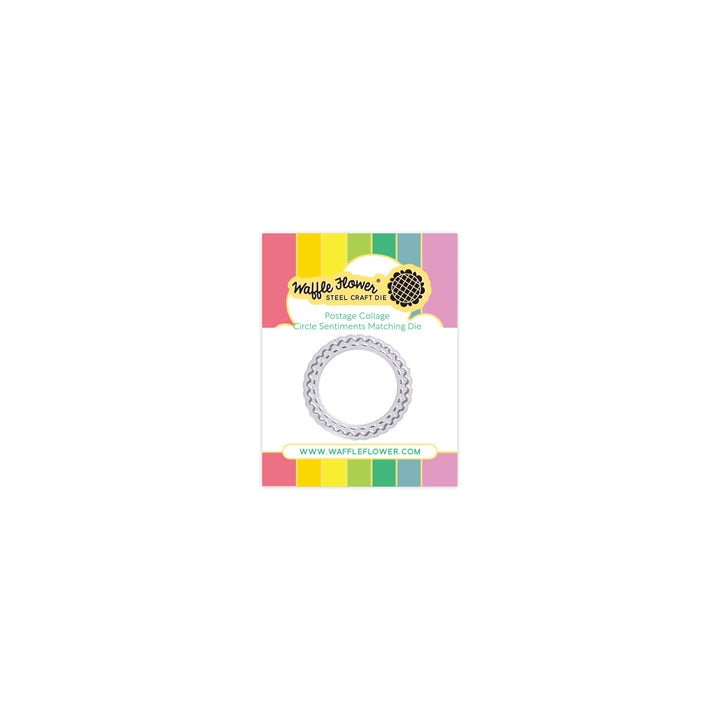 Postage Collage Circle Postage Collage Circle