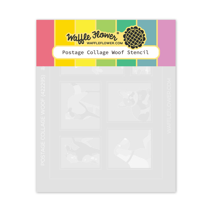 Postage Collage Woof Postage Collage Woof