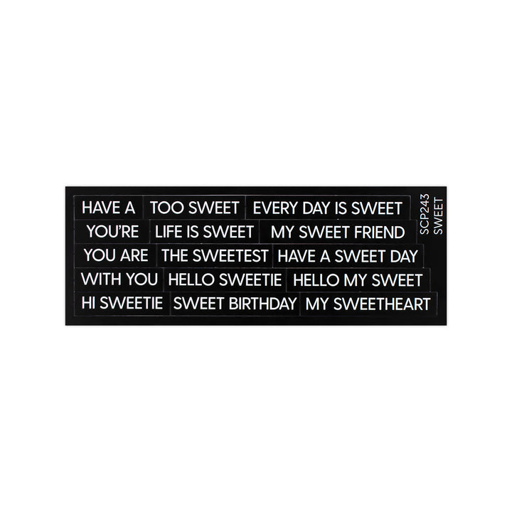 Subsentiments Sweet Subsentiments Sweet