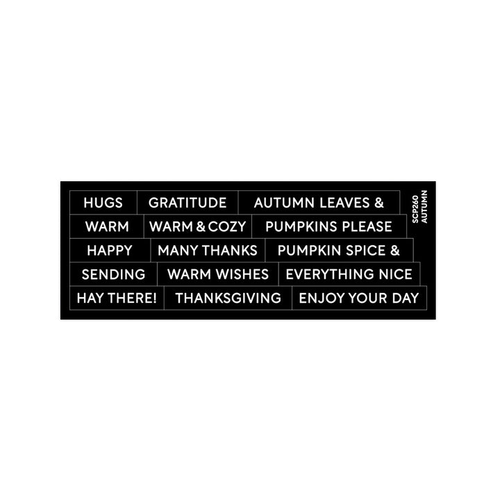 Subsentiments Autumn Subsentiments Autumn