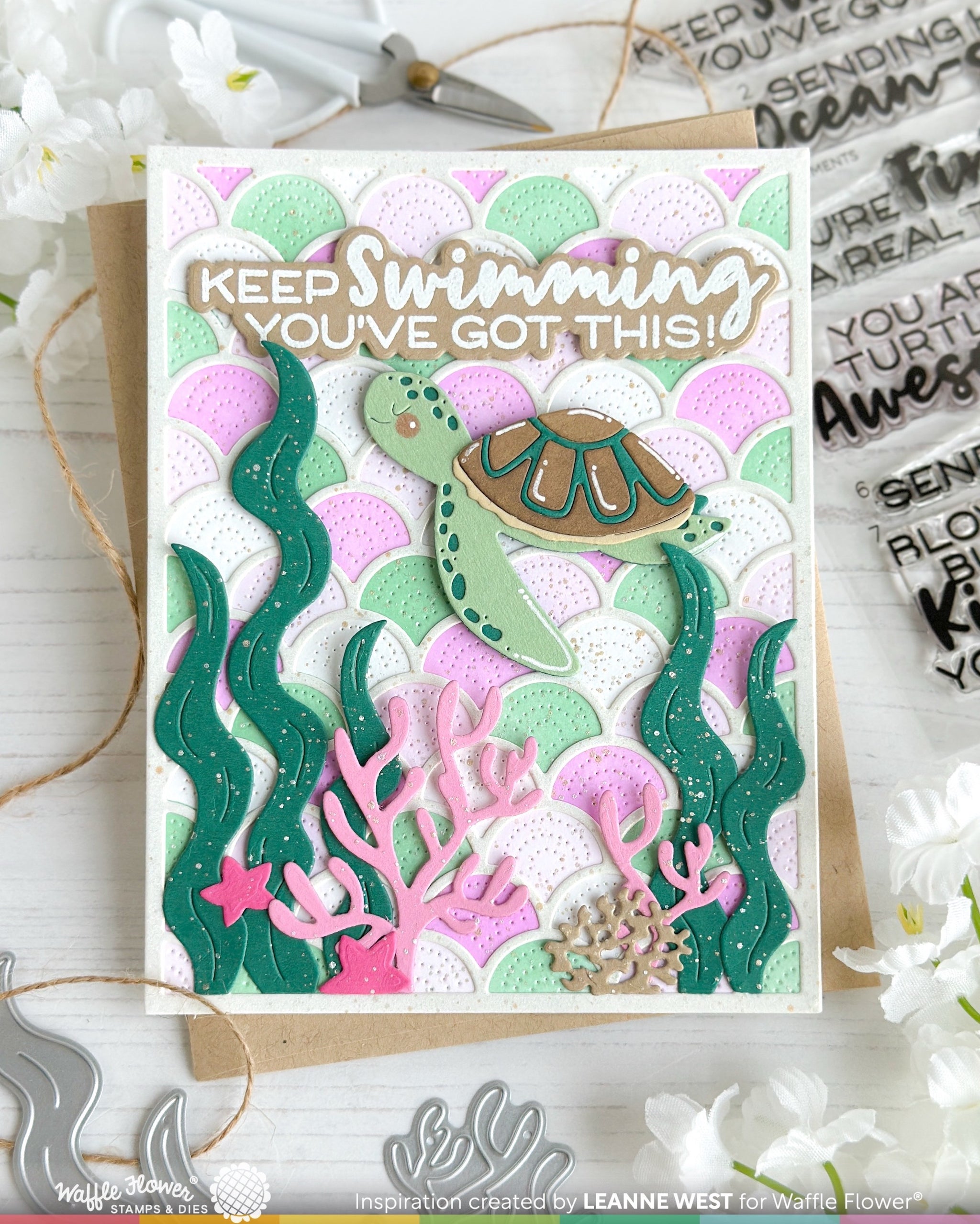 Jolly Wave Texture Die – WaffleFlower.com