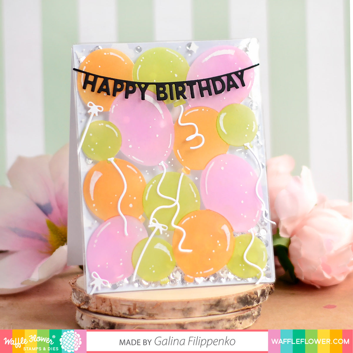 Balloon Background Die – WaffleFlower.com