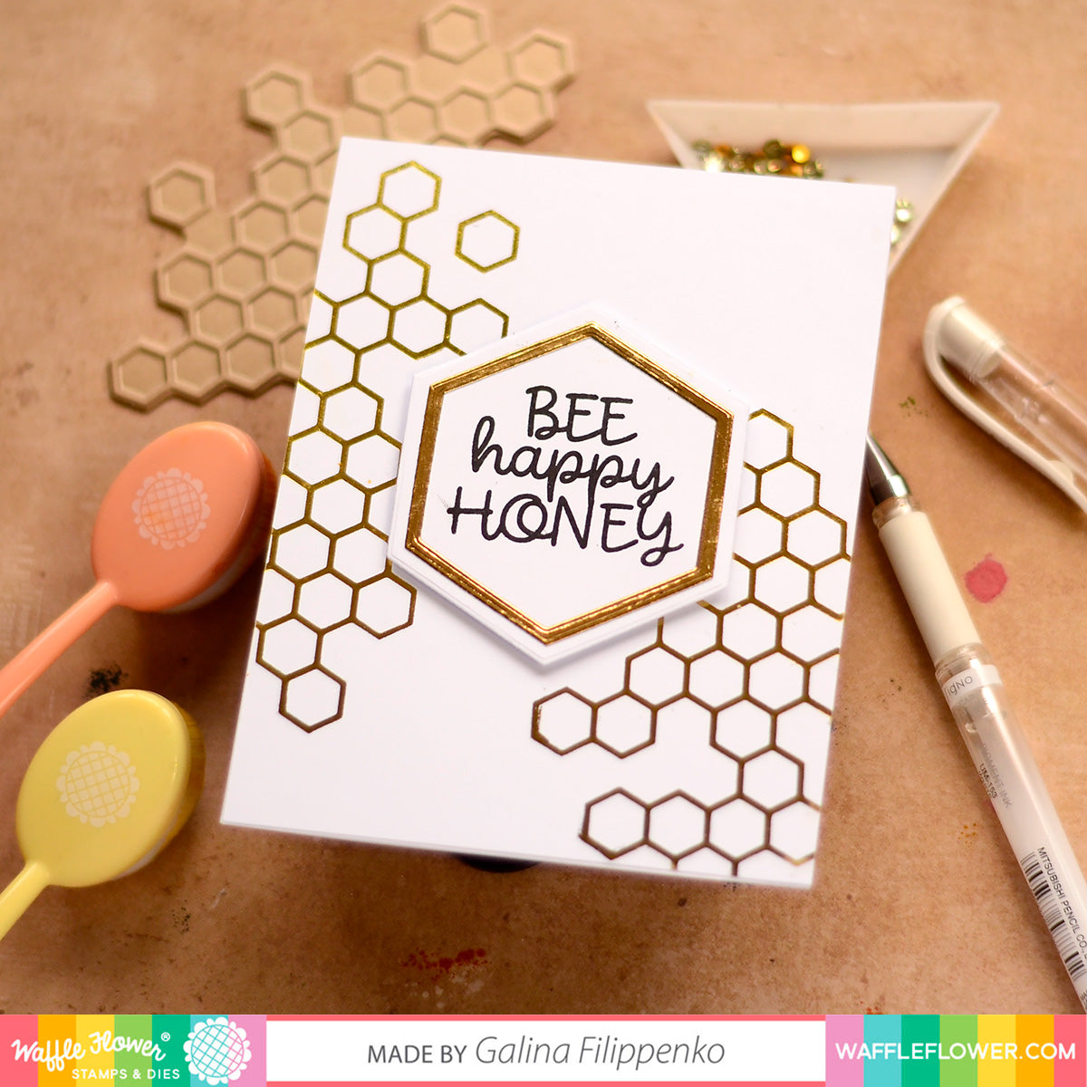 CF513 Bee Stamp Set – CraftFancy
