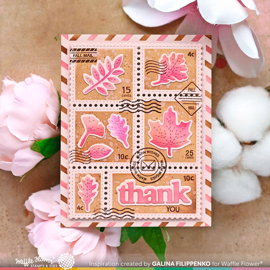 Postage Collage for Fall Stamp Set – WaffleFlower.com