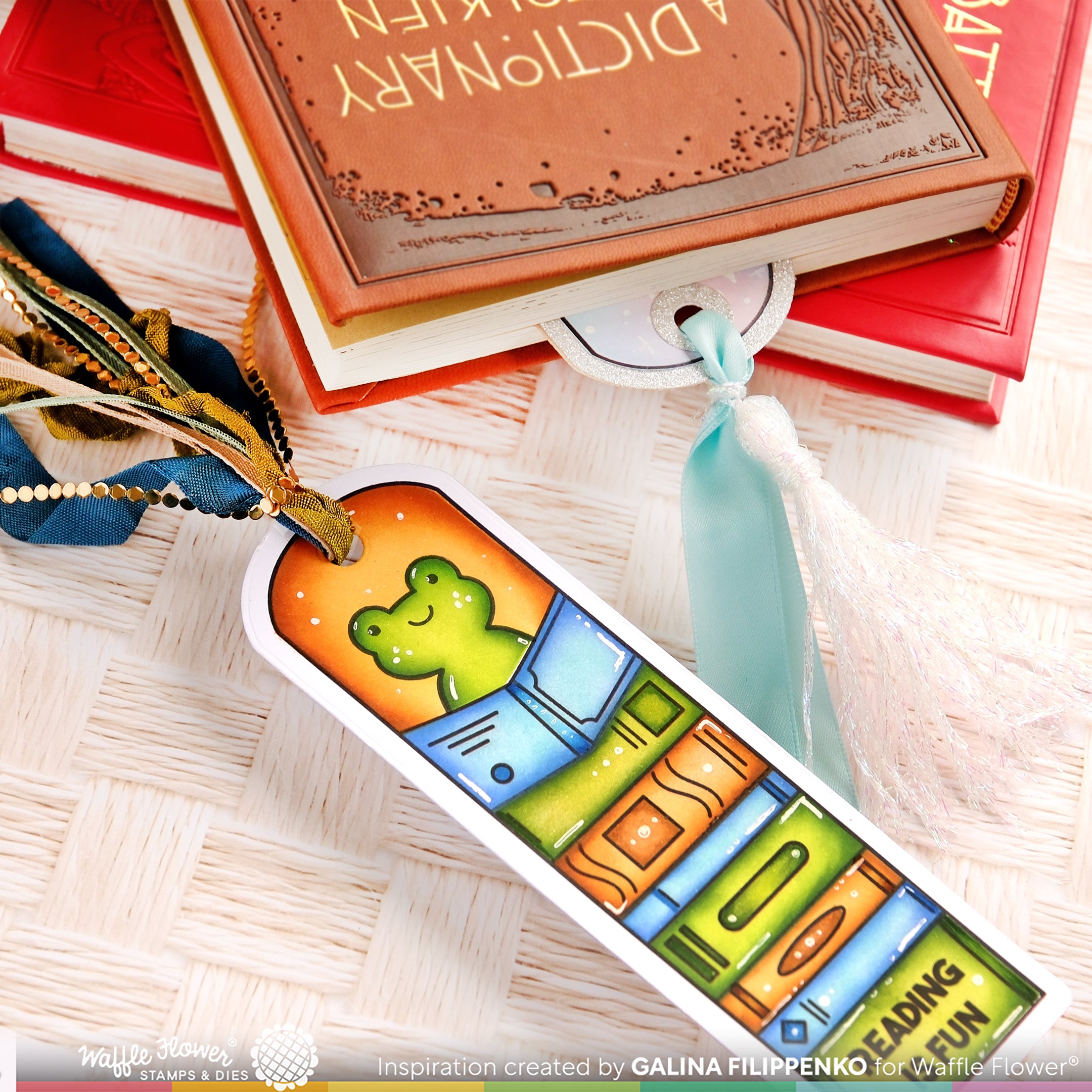 Round Bookmark Ribbon Round Bookmark Die – WaffleFlower.com