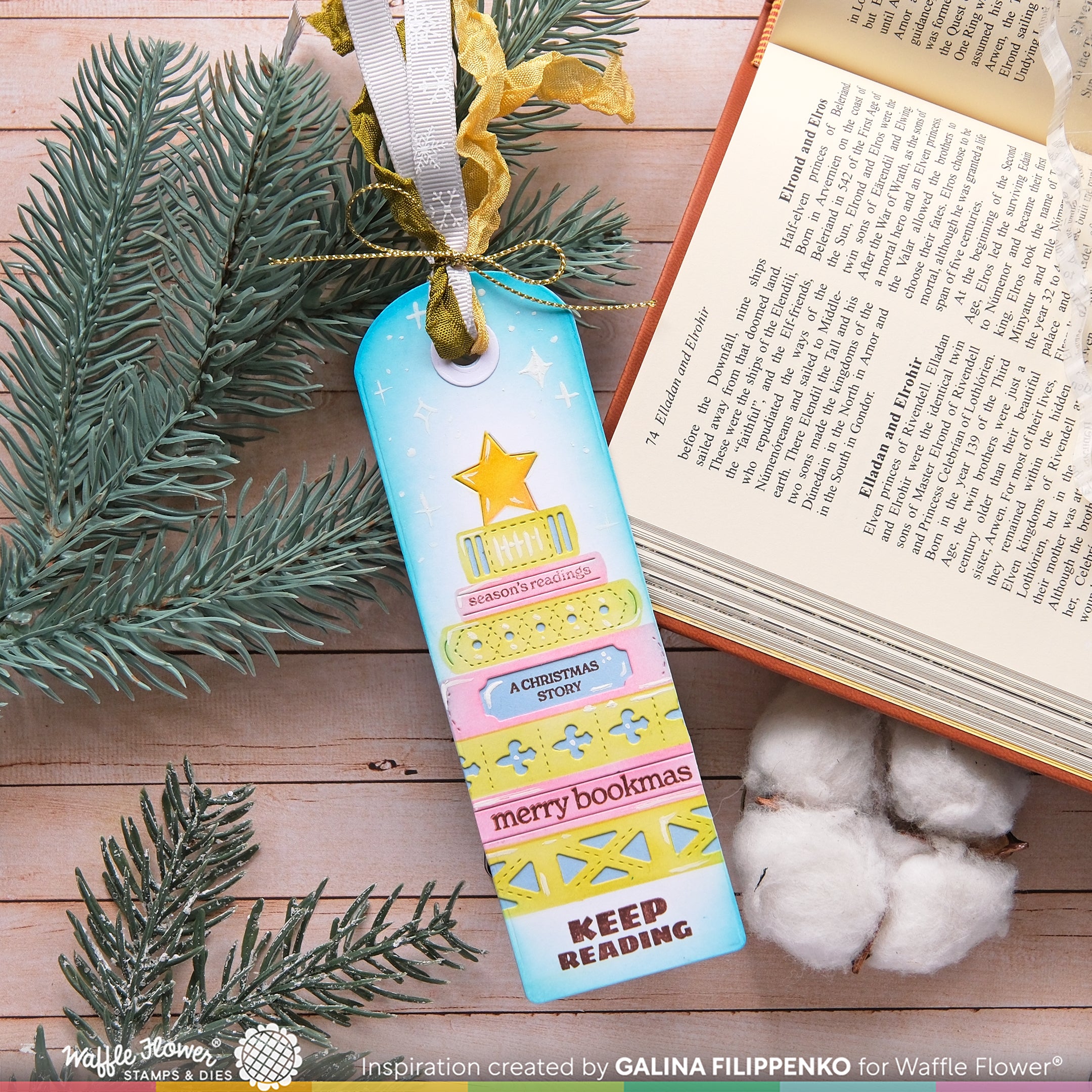 Round Bookmark Ribbon Round Bookmark Die – WaffleFlower.com