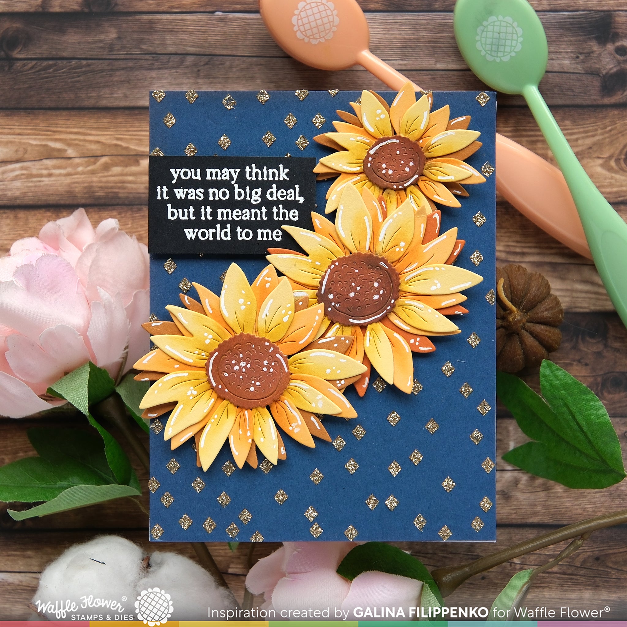 Sunflower Die – WaffleFlower.com
