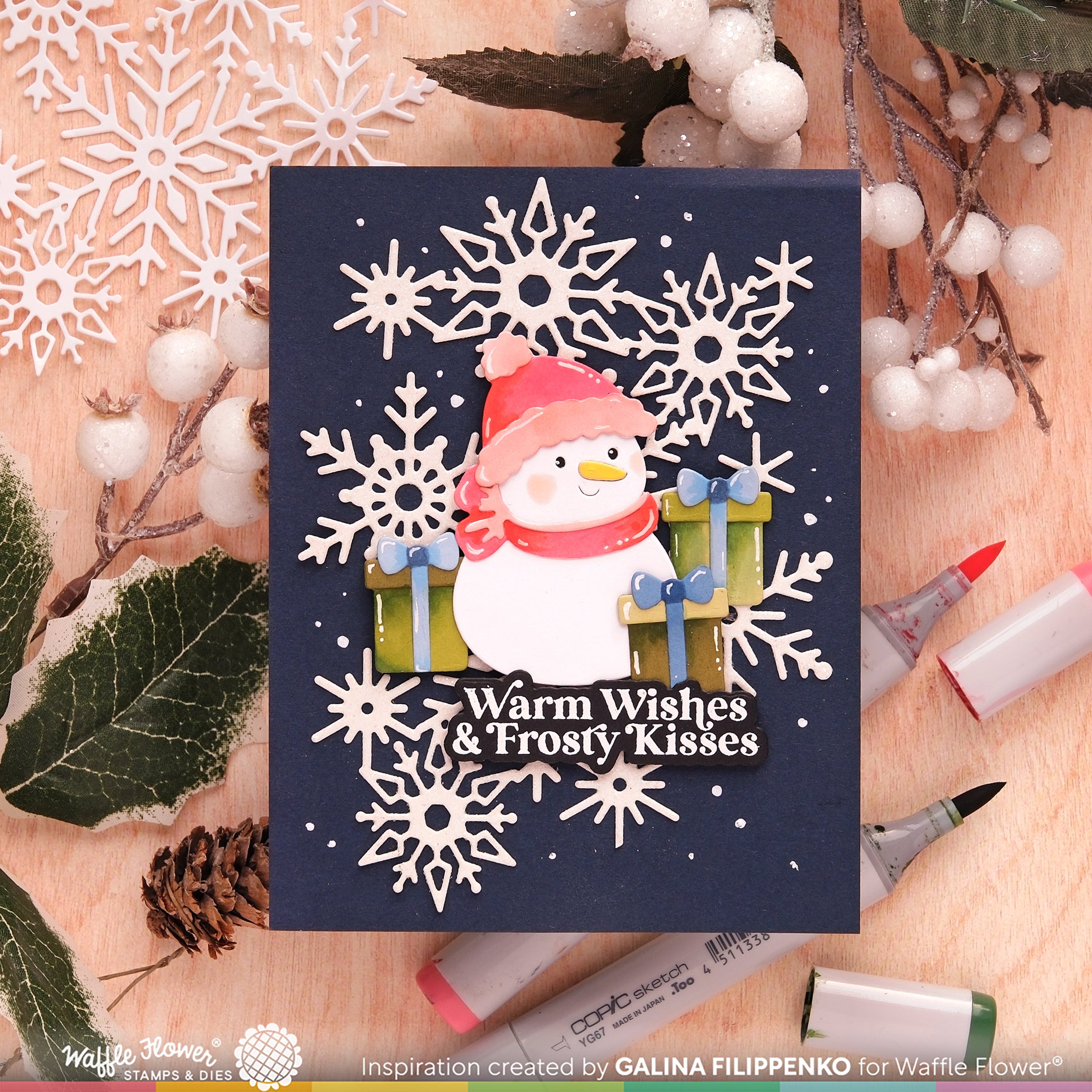 Snowflake Cluster Die – WaffleFlower.com