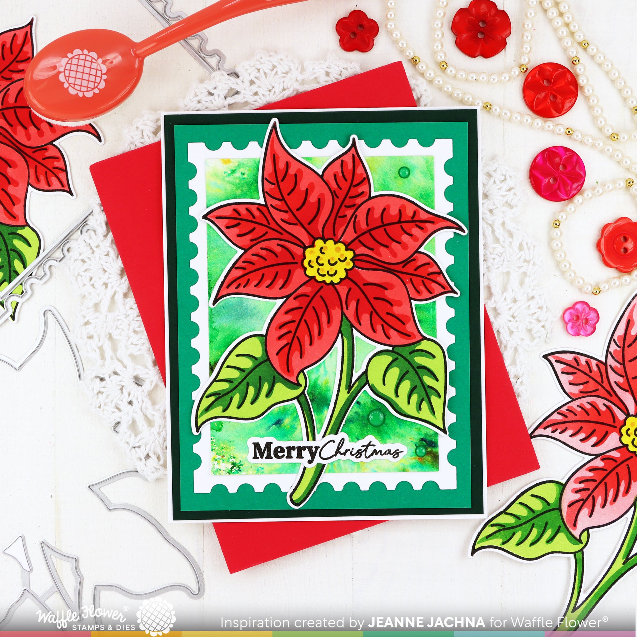 Family Christmas Sentiments Matching Die – WaffleFlower.com