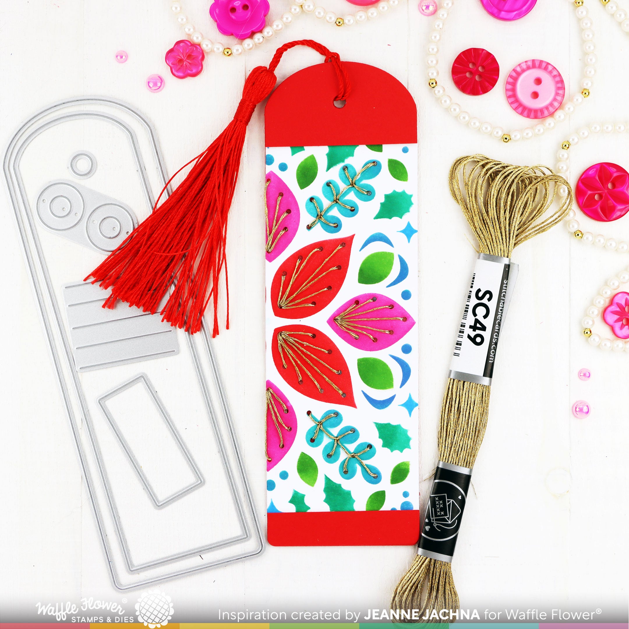 Round Bookmark Ribbon Round Bookmark Die – WaffleFlower.com